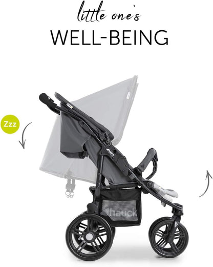 Hauck Roadster Duo SLX double stroller, grey