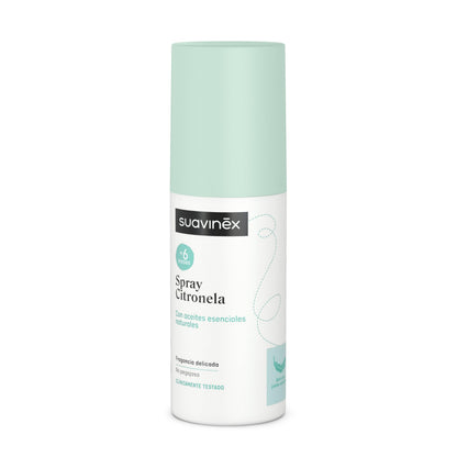 Suavinex Citronella spray mosquito repellent, for sensitive skin, 6+ months