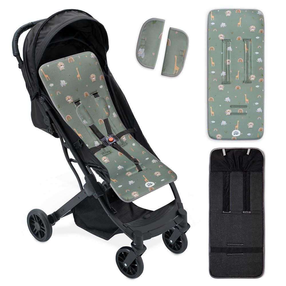 Interbaby universal seat cover for stroller, sapphire green, 84 × 34 cm
