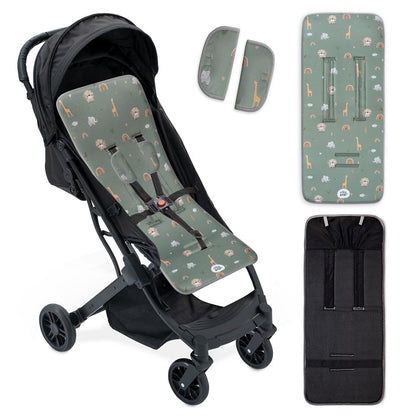 Interbaby universal seat cover for stroller, sapphire green, 84 × 34 cm