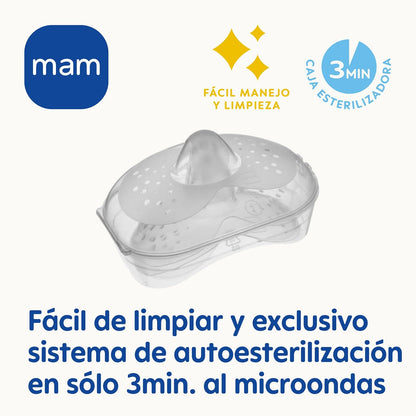 MAM Ultra Soft silicone nipple shields, size 1, 2 pcs