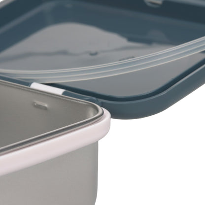Lässig children's stainless steel lunch box – Happy Prints Midnight Blue