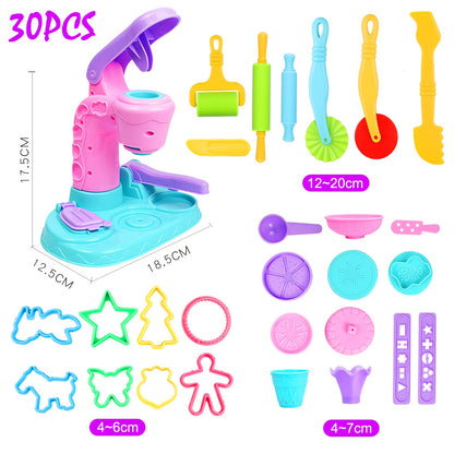 30-piece plasticine accessory set for children