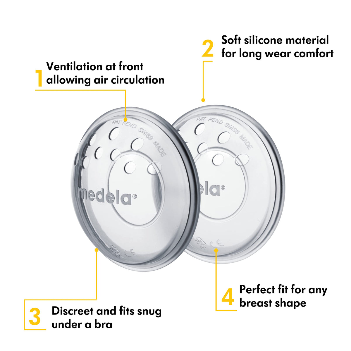 Medela rinnakaitsmed, 2 tk