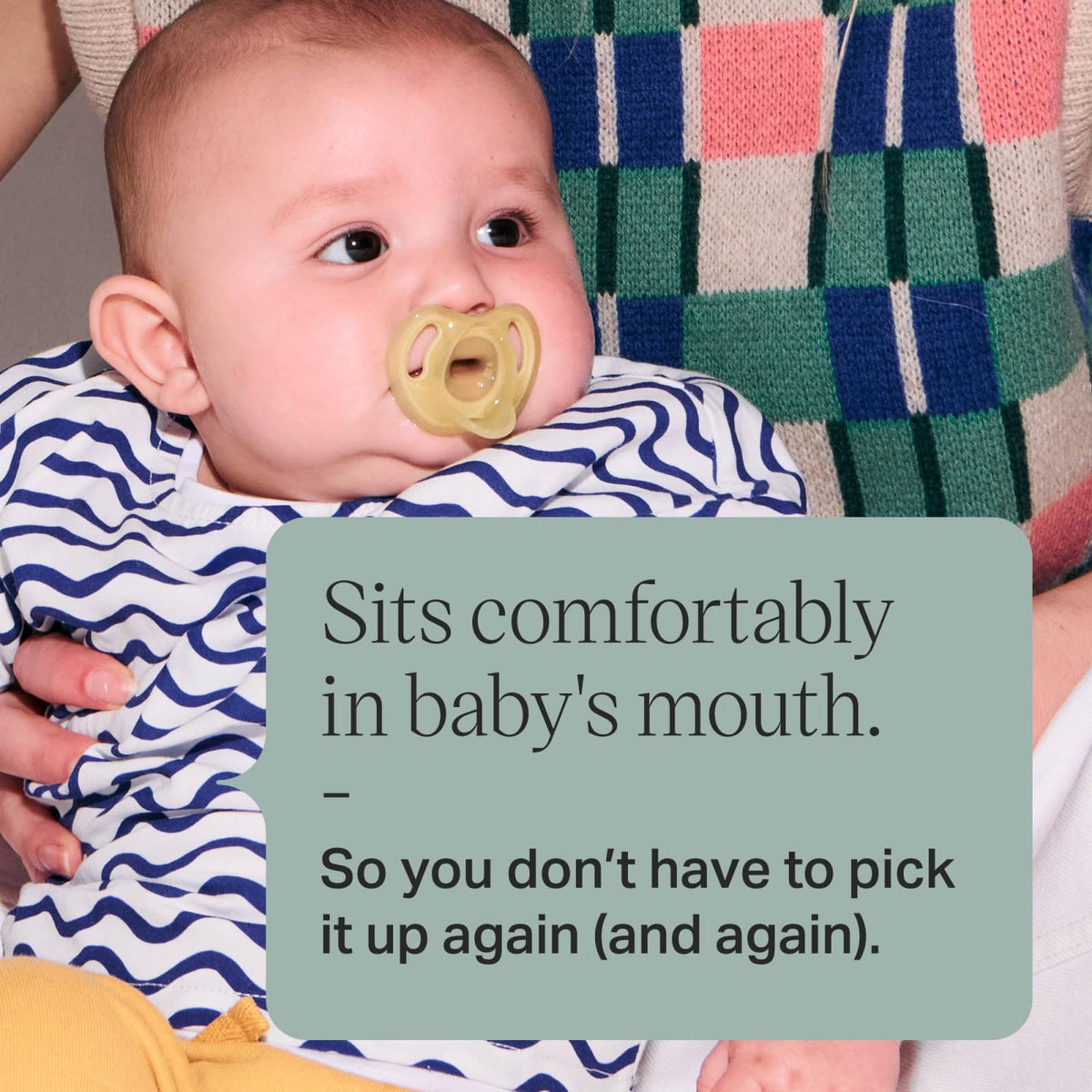 Tommee Tippee Ultra-Light silicone pacifier set, 0–6 months, 4 pcs, blue/green/transparent