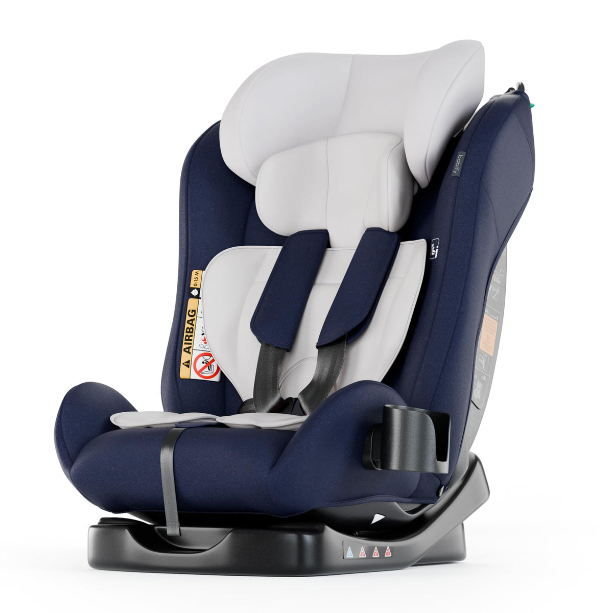 Babify 3-in-1 turvatool 40–150 cm (R129), turvavööga kinnitatav – sinine/hall