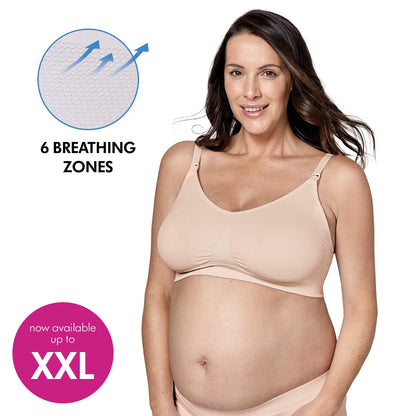 Medela Keep Cool Ultra seamless maternity and nursing bra, M, nude