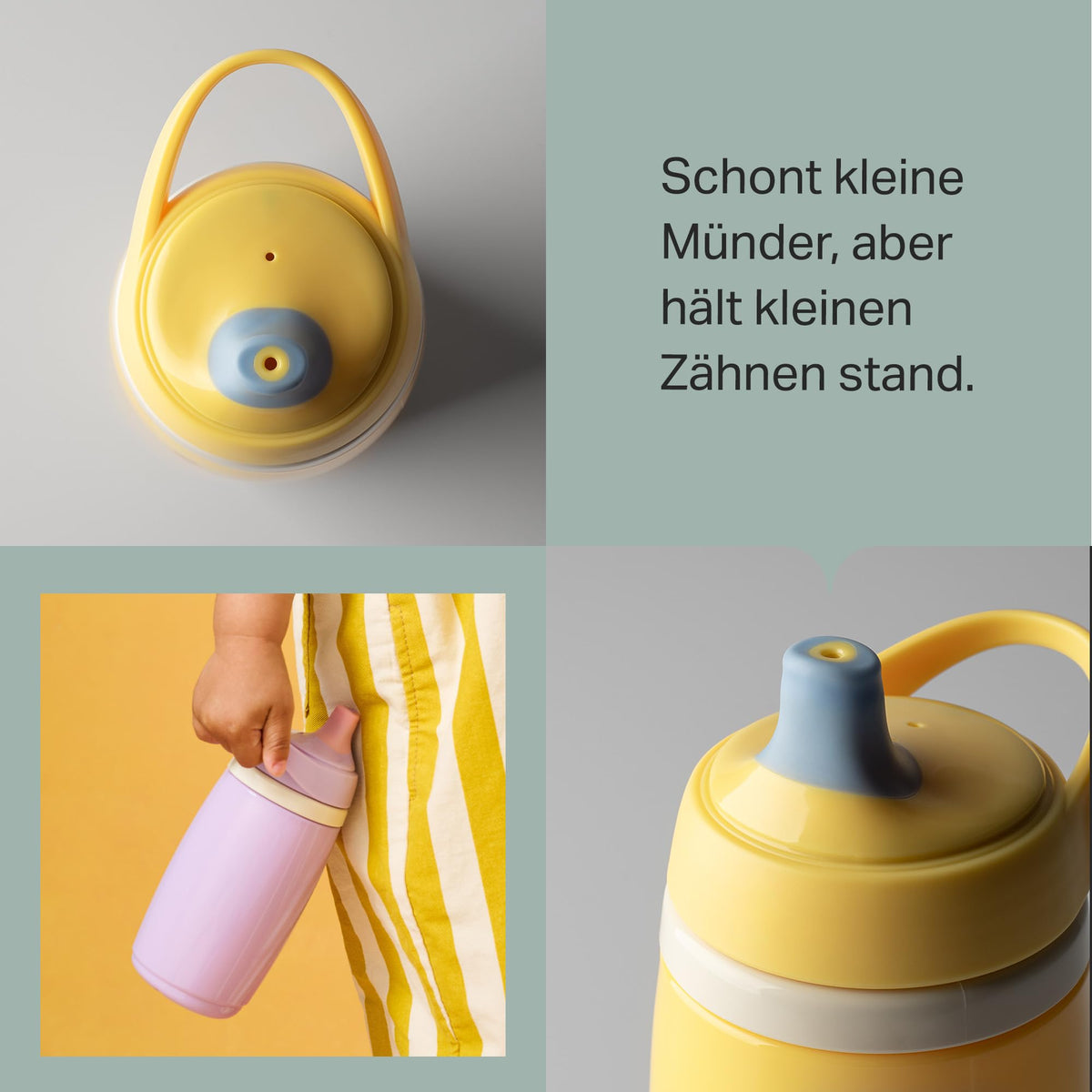 Tommee Tippee isoleeritud joogitass nokaga 266 ml, 2 tk, roosa ja lilla, 12+ kuud