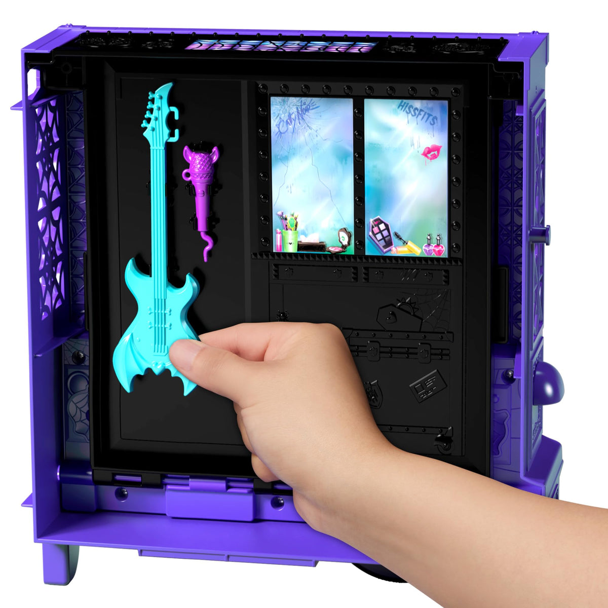 Monster High Draculaura nukk ja mängukomplekt – Fangtastic Rockin’ Food Truck lavaga