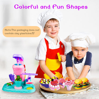 30-piece plasticine accessory set for children