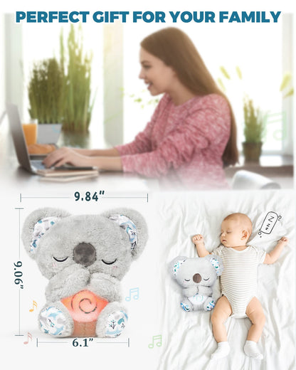 Auby baby cuddle koala with lullabies and white noise