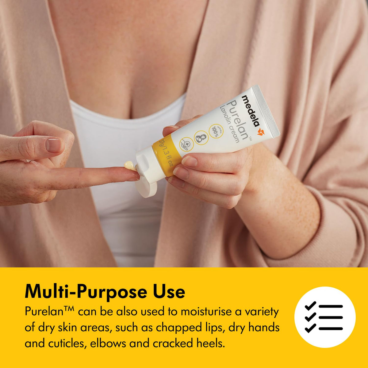 Medela Purelan lanolin-based nipple cream, 37 g