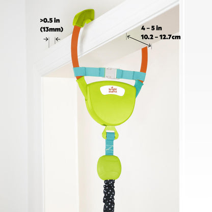 Bright Starts Bounce 'n Spring Deluxe door bouncer for baby, with toys