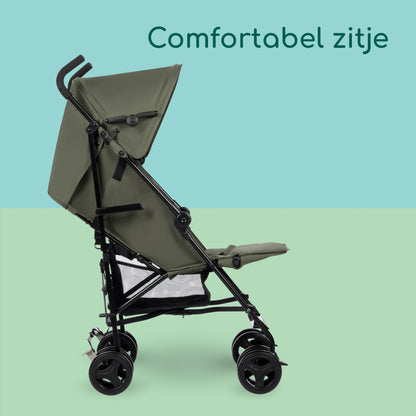 Bebeconfort Rainbow stroller, foldable and lightweight, Mineral Green