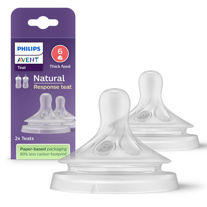 Philips Avent Natural Response pacifiers, 2 pcs, flow rate 6, 6+ months