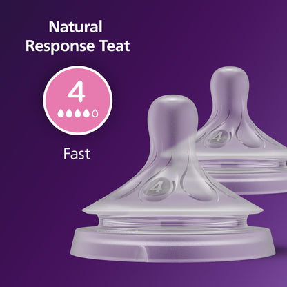 Philips Avent Natural Response pacifiers, 2 pcs, flow rate 4, 3+ months