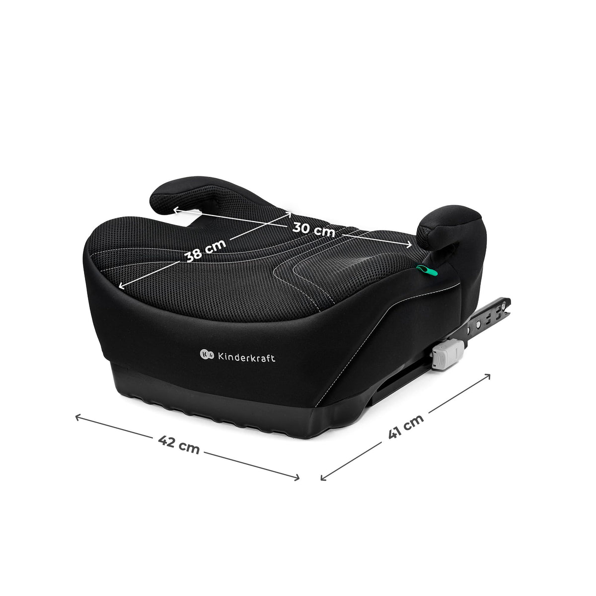 Kinderkraft I-BOOST 2 PRO turvatool 125-150 cm, ISOFIX, must