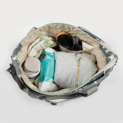 Walking Mum “Baobab” anthracite baby bag with changing mat