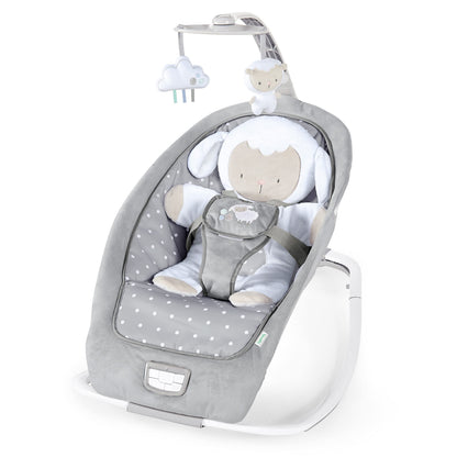 Ingenuity 2-in-1 Cuddle Lamb baby bouncer and rocker 0–30 months