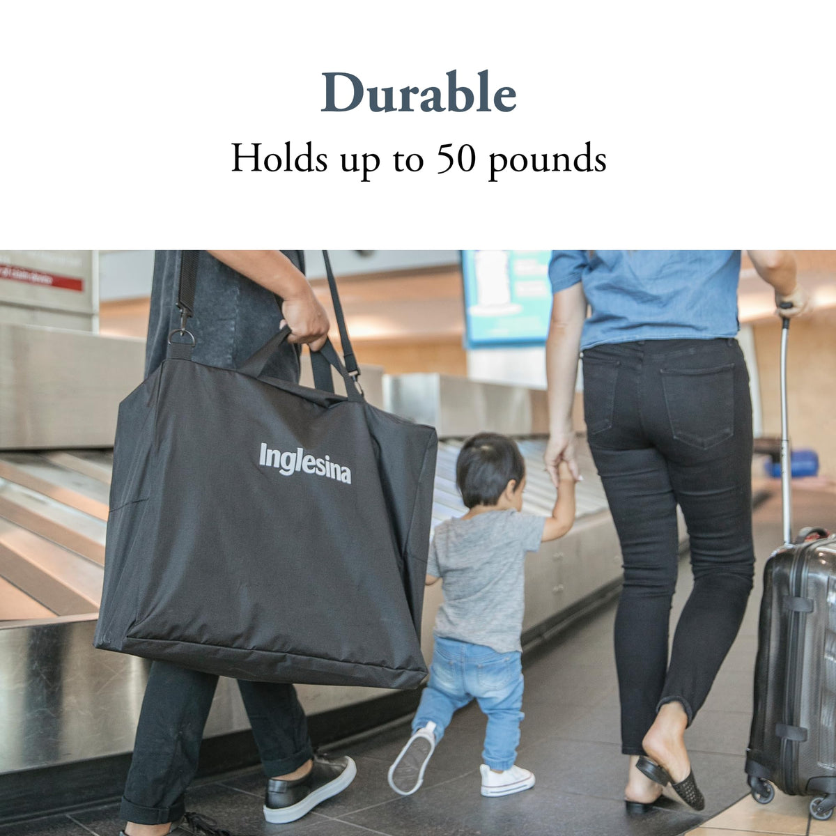 Inglesina Quid stroller travel bag for air travel, black