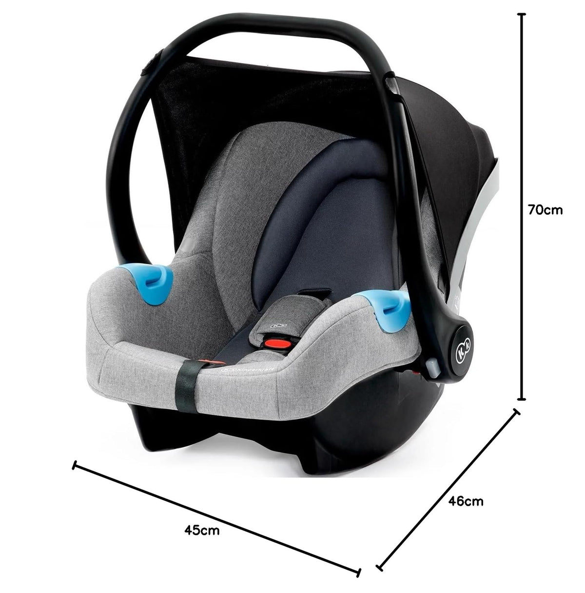 Kinderkraft Mink Pro i-Size turvahäll 40–75 cm, must