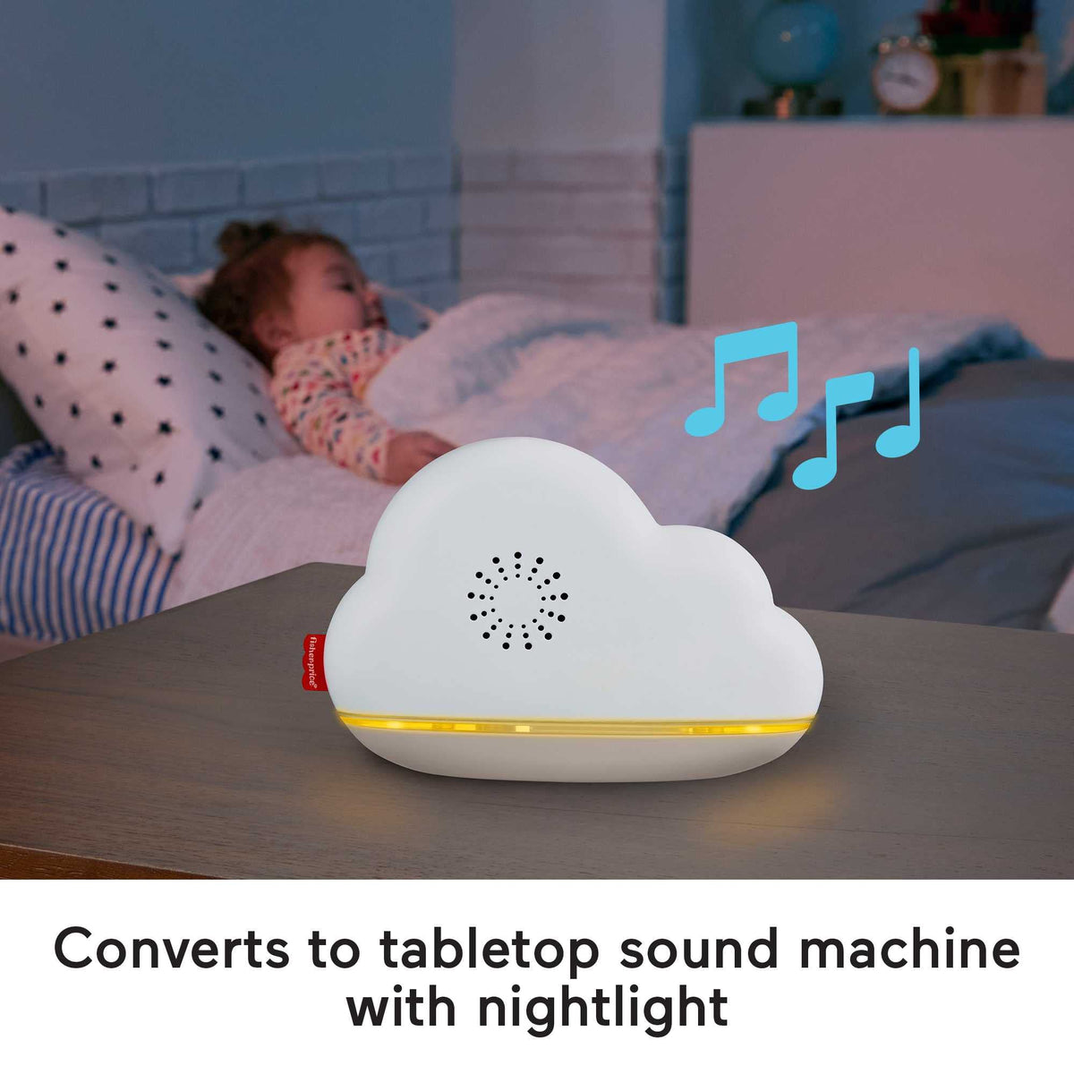 Fisher-Price Calming Clouds music and light carousel, 2-in-1: crib carousel and night light