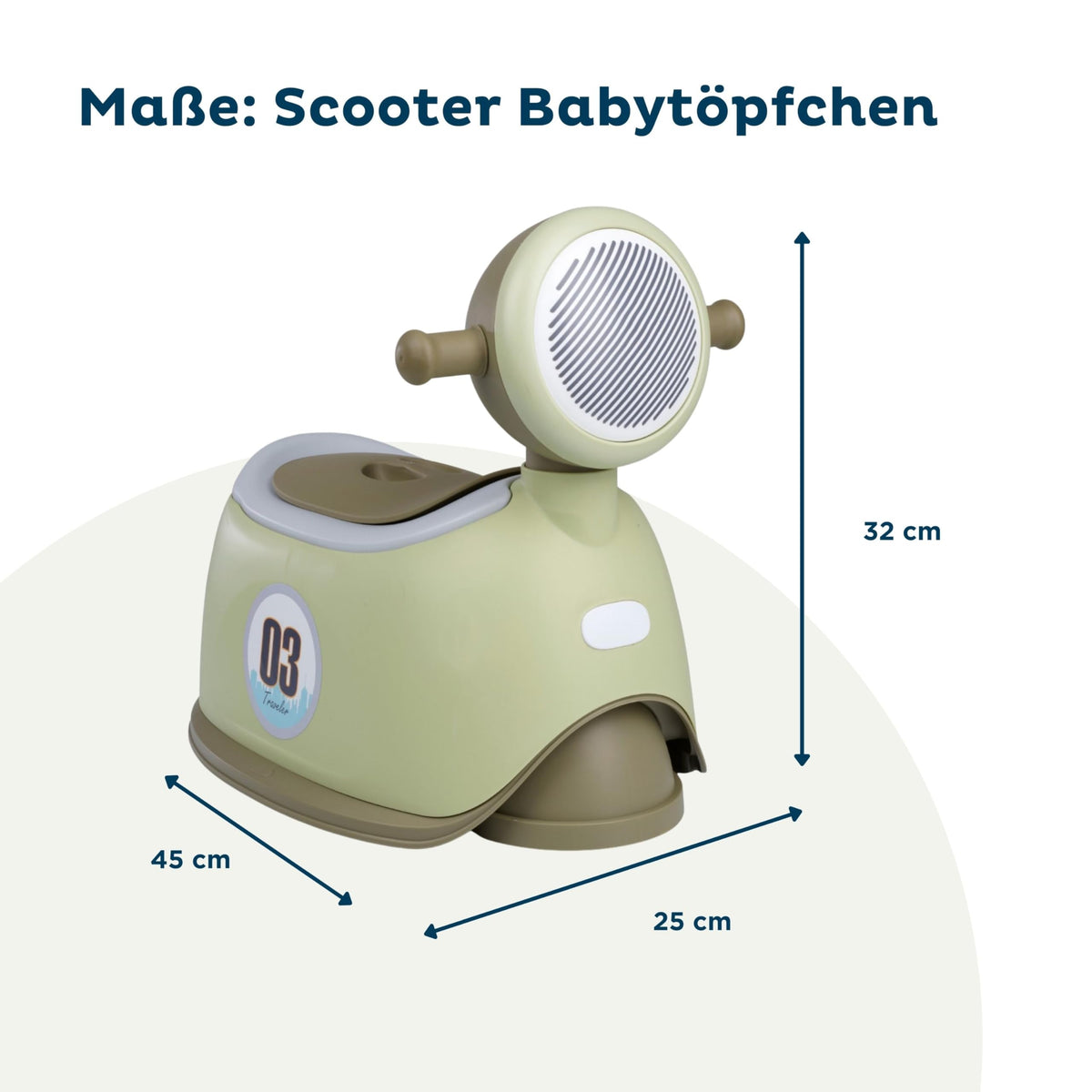 Thermobaby lastepotike Scooter, roheline, 18+ kuud