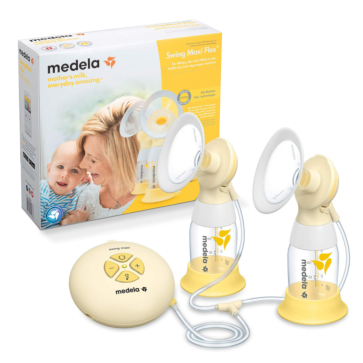 Medela Swing Maxi Flex double electric breast pump, two-phase technology