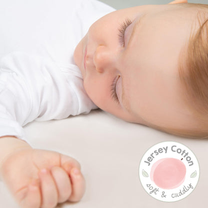 roba kummiga lina Safe Asleep 40 x 90 / 45 x 90, Canadian White