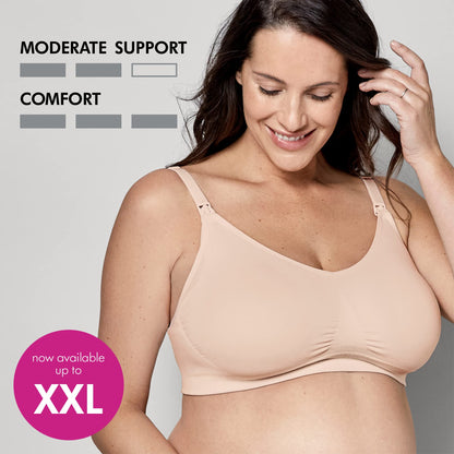 Medela Keep Cool Ultra seamless maternity and nursing bra, M, nude