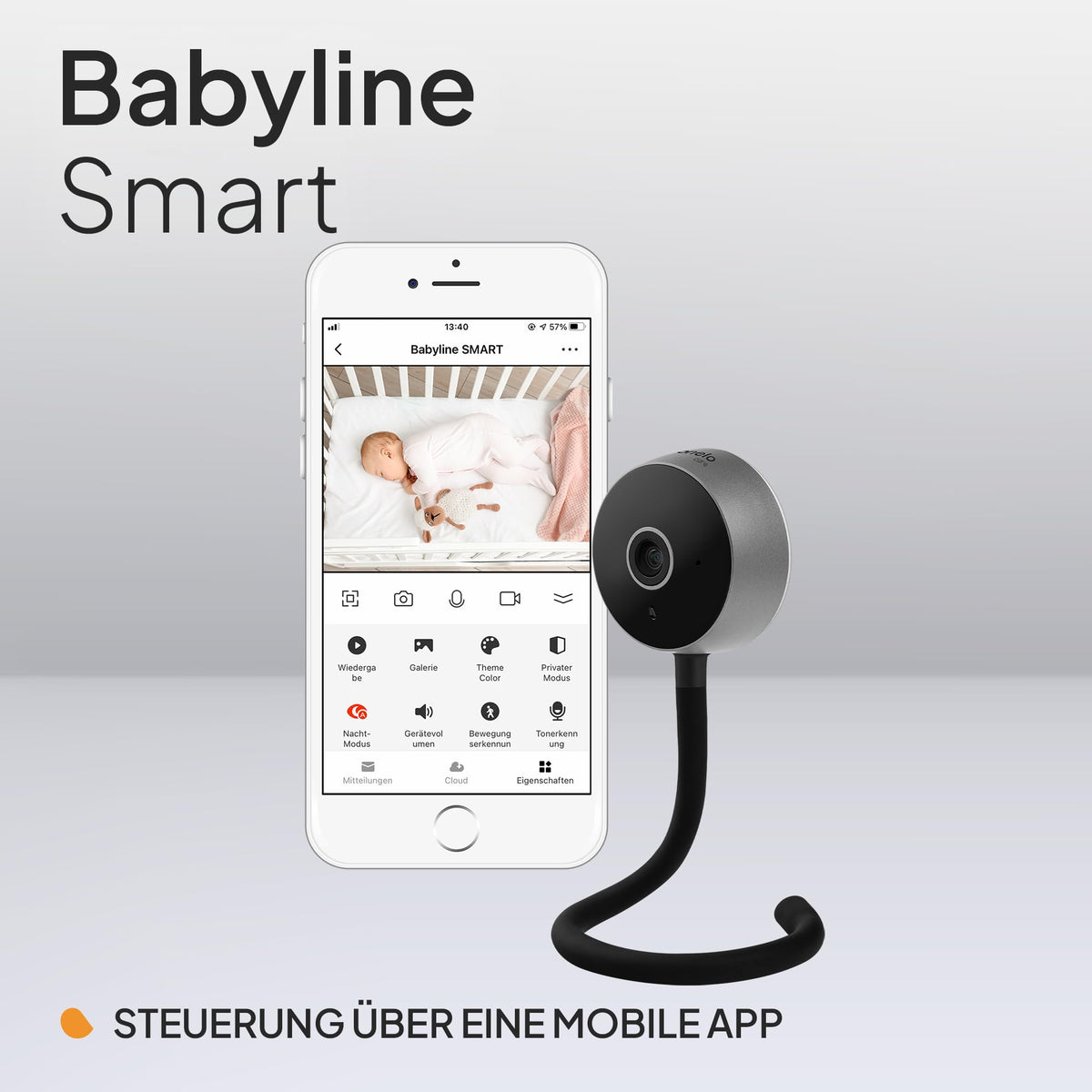 Lionelo Care Babyline Smart beebimonitor, must