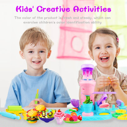 30-piece plasticine accessory set for children
