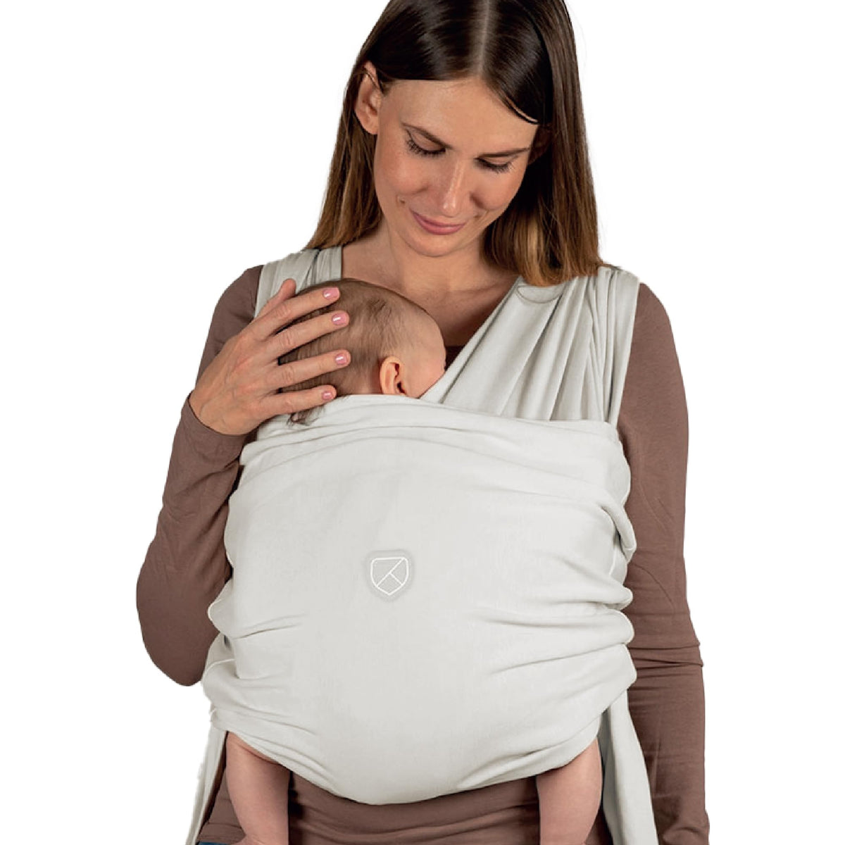 Koala Babycare Cuddle Band elastne kandelina vastsündinule, kuni 15 kg, helehall