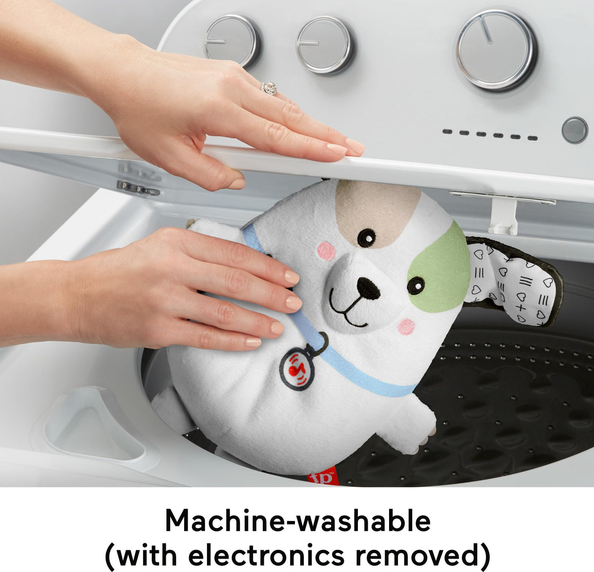 Fisher-Price Calming Vibes Puppy rahustav kaisuloom helide ja vibratsiooniga, 0+ kuud