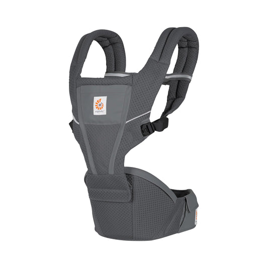 Ergobaby Alta Hip Seat beebikandekott hüftsistmega, SoftFlex Mesh, 4–48 kuud, grafiithall
