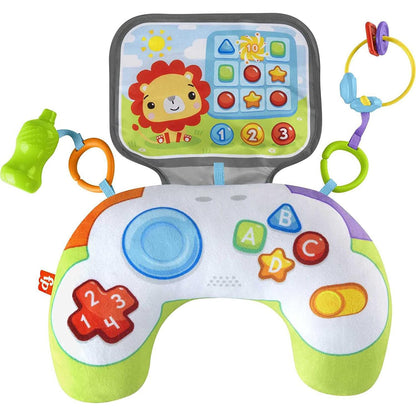 Fisher-Price Littlest Gamer tummy time seat with toys for newborns