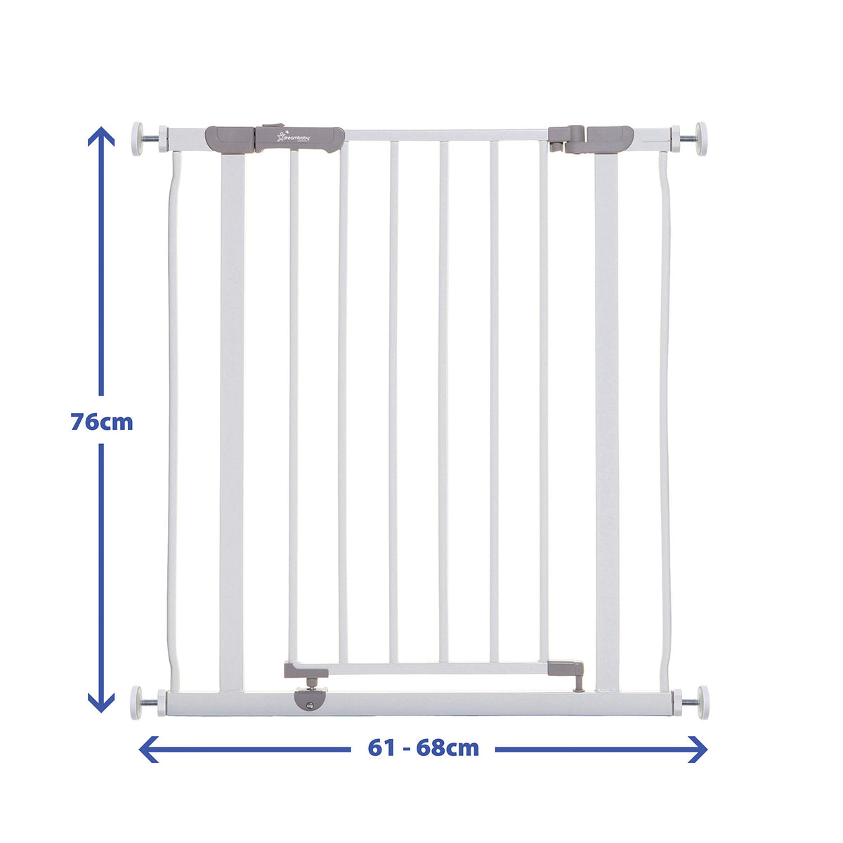 Dreambaby AVA Slimline turvavärav 61–68 cm, valge