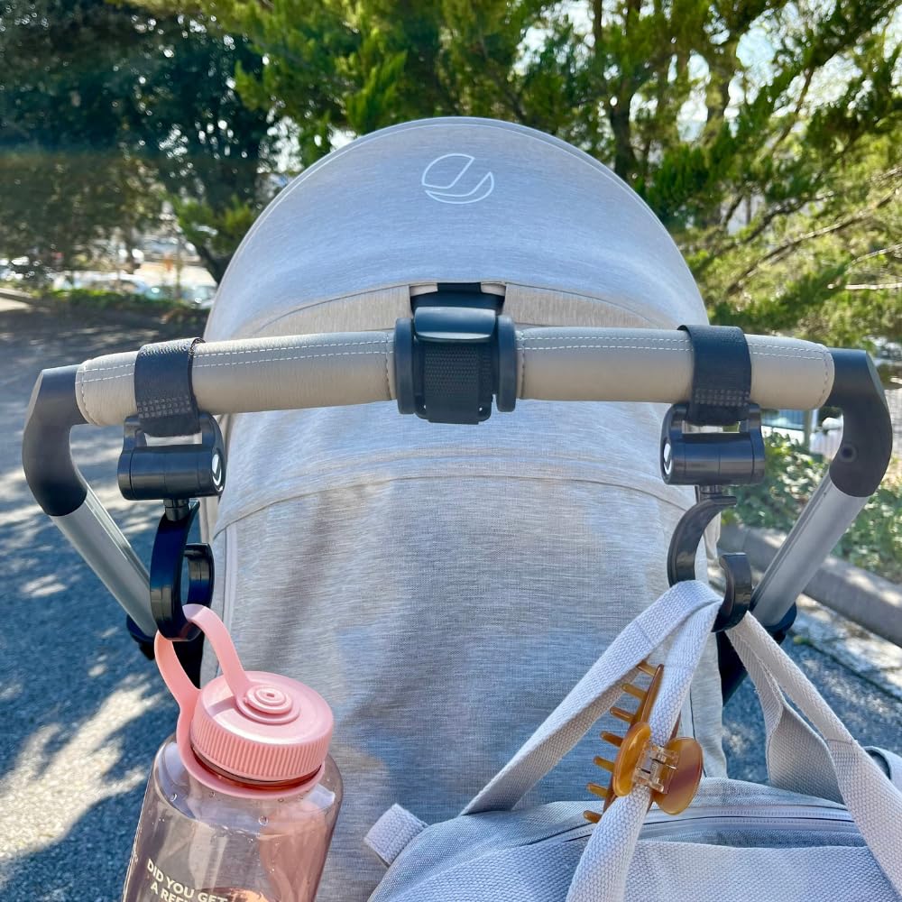 Jane universal stroller hooks (2 pcs, black)