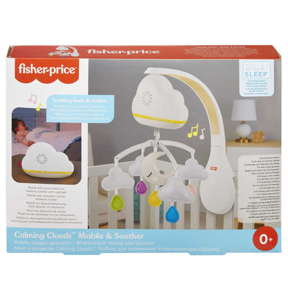Fisher-Price Calming Clouds music and light carousel, 2-in-1: crib carousel and night light