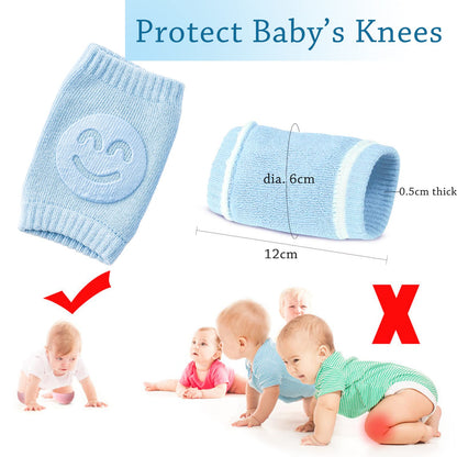 Little World non-slip knee pads for babies, beige