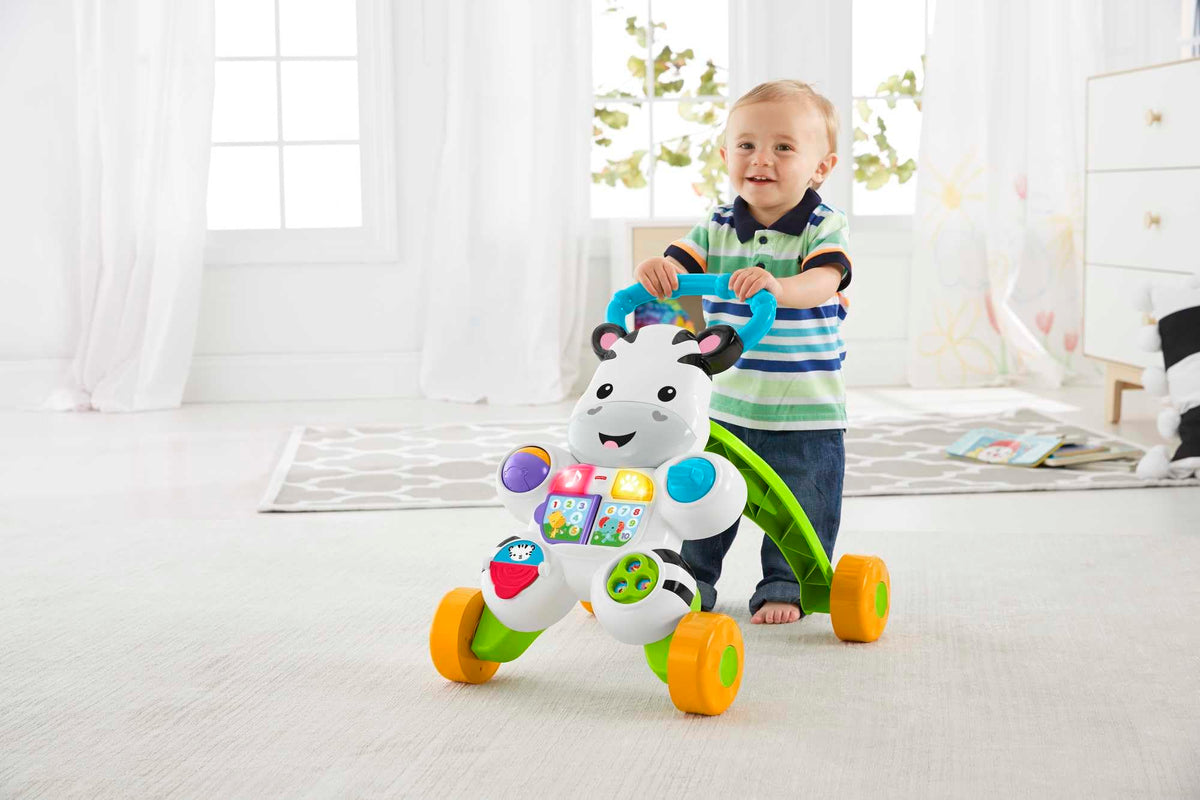 Fisher-Price Learn with Me Zebra käimistugi, muusikaline tegevusmänguasi, alates 6 kuust