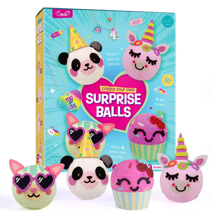 DIY craft kit for children "Surprise Balls", 4 pcs, 4–12 years