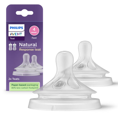 Philips Avent Natural Response pacifiers, 2 pcs, flow rate 4, 3+ months