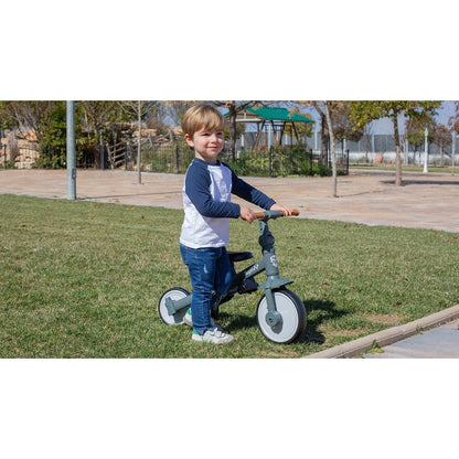 Interbaby 5-in-1 evolutionary tricycle, bluish gray