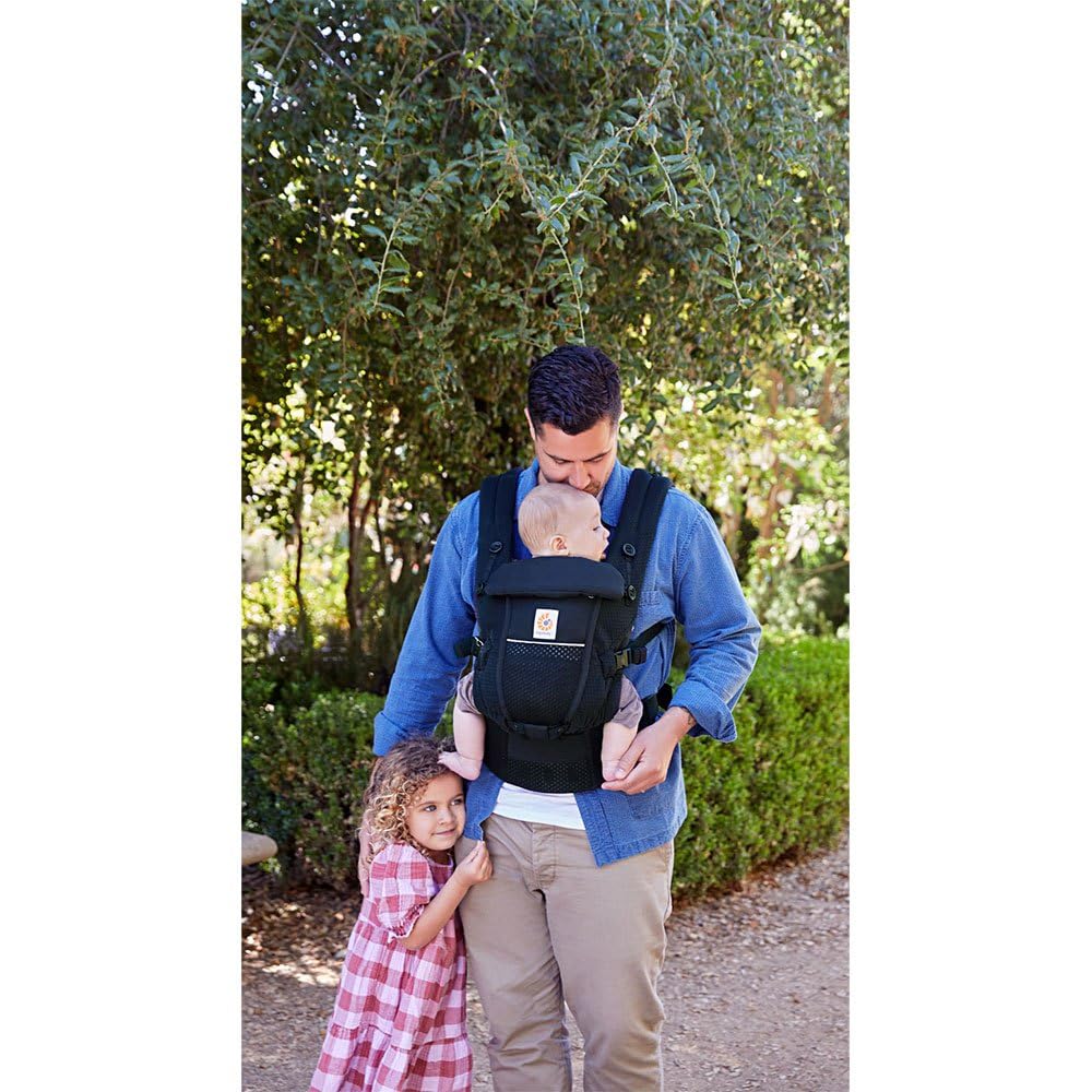 Ergobaby Adapt SoftFlex Mesh baby carrier, 0–4 years, 3 positions, dark blue
