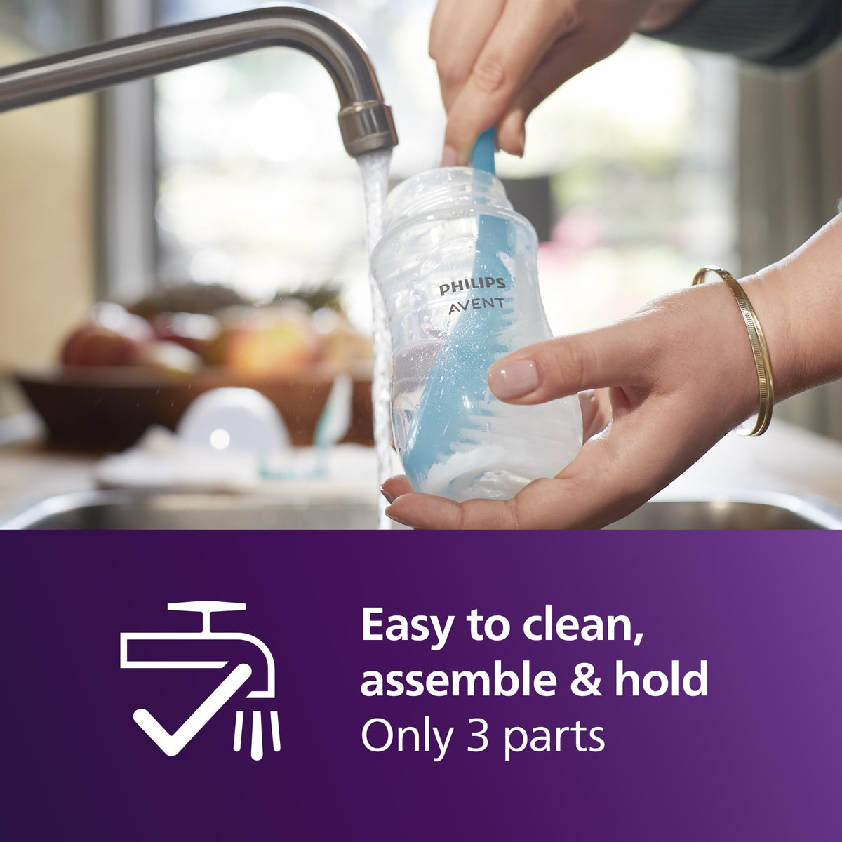 Philips Avent Natural Response baby bottle 260 ml – from 1 month old