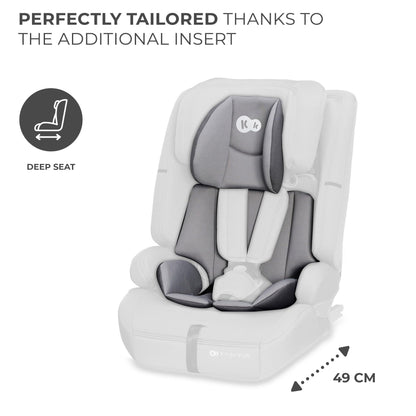 Kinderkraft Safety FIX2 i-Size car seat 76–150 cm (9–36 kg), ISOFIX, grey