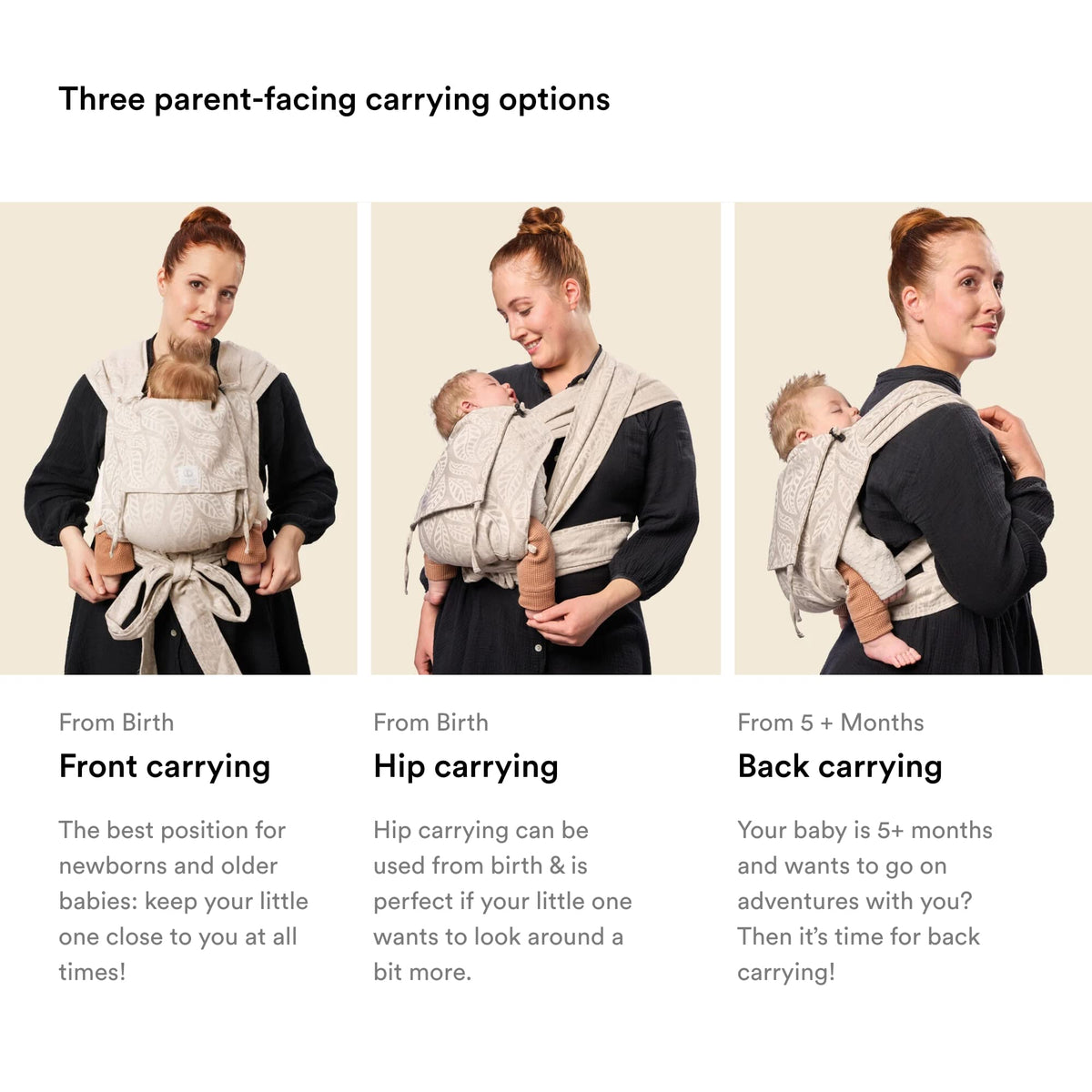 Stokke Limas baby carrier, 0–3 years, grey