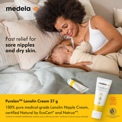 Medela Purelan lanolin-based nipple cream, 37 g