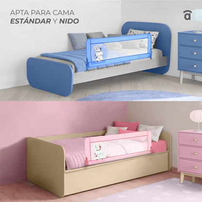 Asalvo 2-in-1 bed rail, white, 150cm